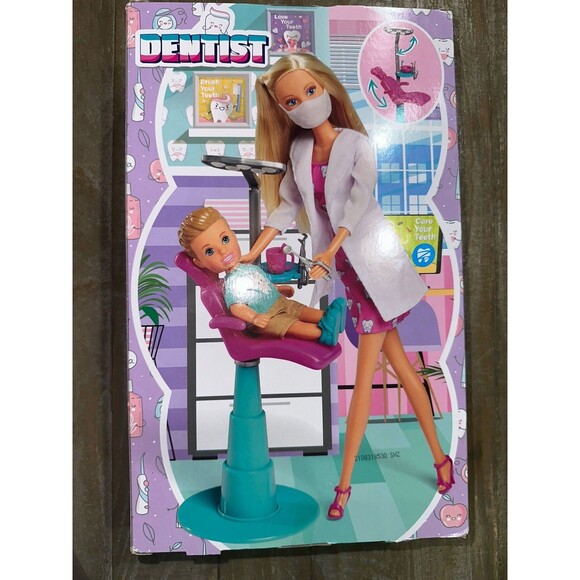 Steffi Love Child Dentist Doll Playset Blonde with Acessories 11 1/2" Simba Toys - Picture 2 of 8